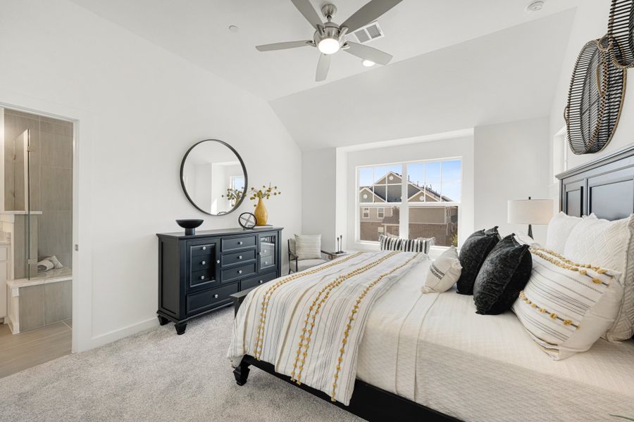Furnished interior view inside a new home in Woodbridge Townhomes, Wylie (Image 18).