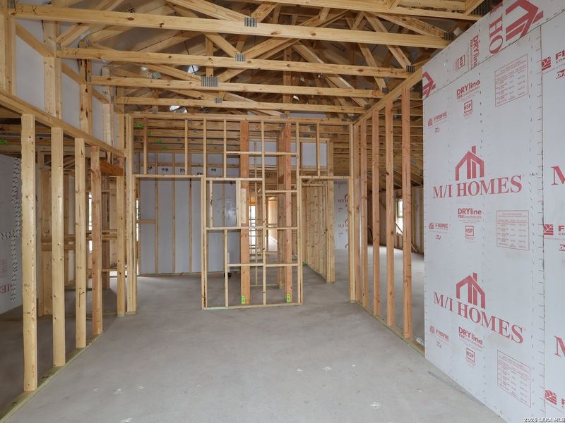 In-progress construction of a new home in Verano Farms, San Antonio, TX (Image 28).