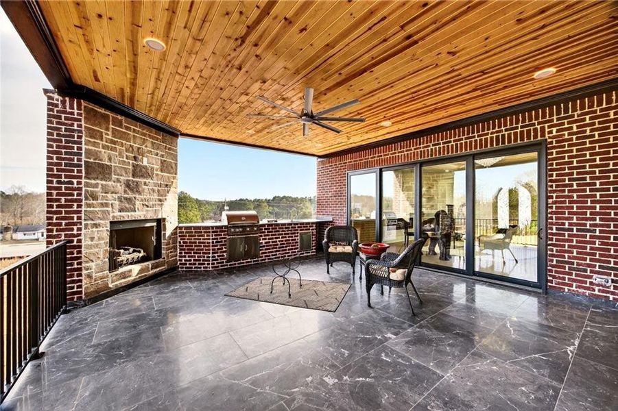Exterior details and patio area of a home in , Buford (Image 3). Exterior details and patio area of a home in , Buford (Image 3).