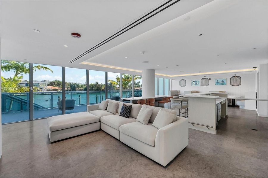 Furnished interior view inside a new home in , Bay Harbor Islands (Image 8). Furnished interior view inside a new home in , Bay Harbor Islands (Image 8).