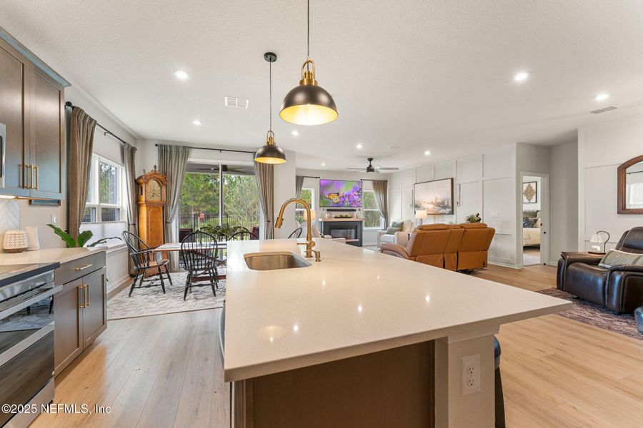 Furnished interior view inside a new home in Seminole Palms Single-Family Homes, Palm Coast (Image 19).
