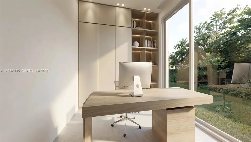Furnished interior view inside a new home in , Miami Springs (Image 5).