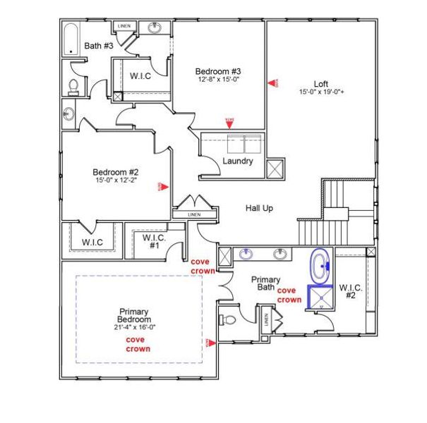2D floor plan layout of this home in , Summerville, SC (Image 5).