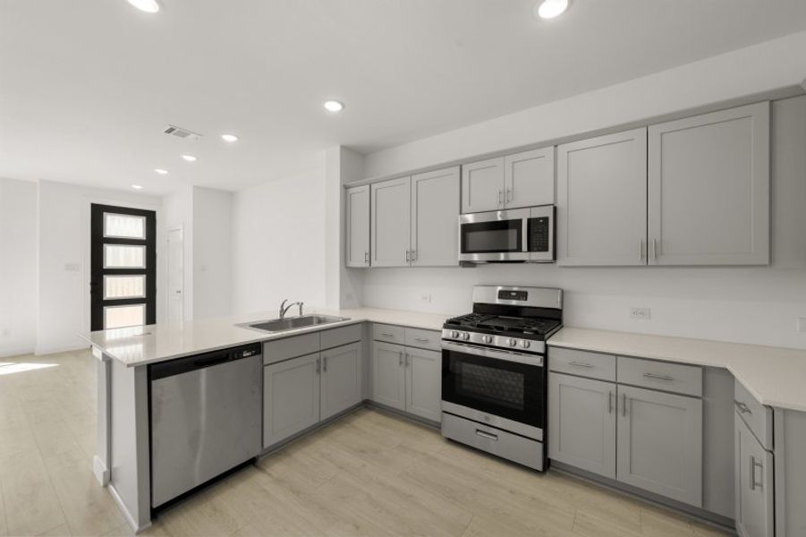 Furnished interior view inside a new home in Karis, Crowley (Image 4).