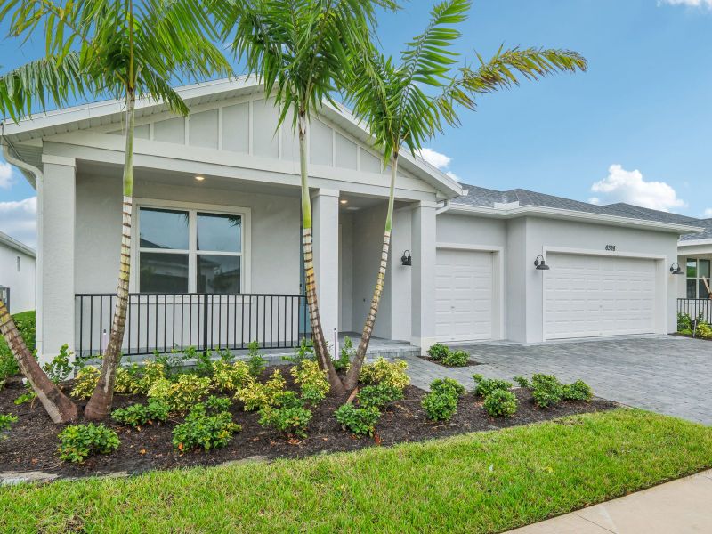 Exterior of the Coral floorplan at 6398 NW Sweetwood Dr