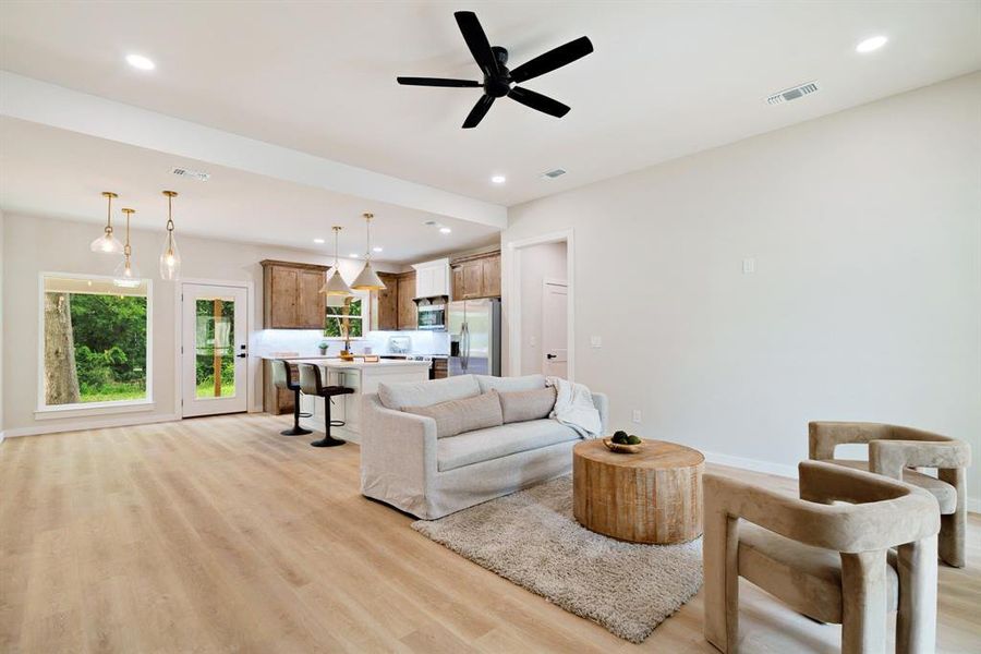 Furnished interior view inside a new home in , Paris (Image 6).