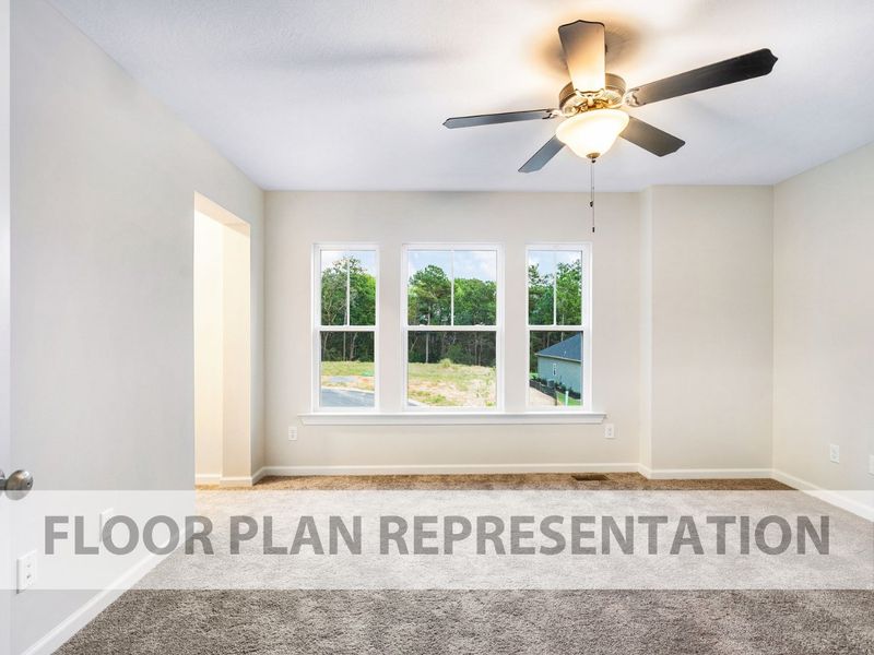 Owner’s Suite | 1486 Plan Primary Bedroom Owner’s Suite | 1486 Plan Primary Bedroom