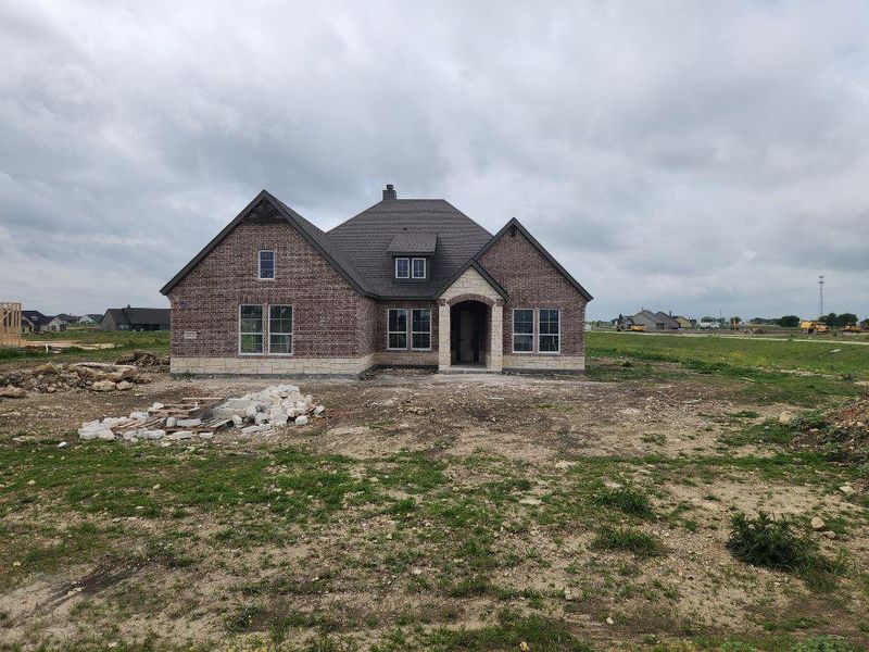 In-progress construction of a new home in Rocky Top, Krum, TX (Image 4).