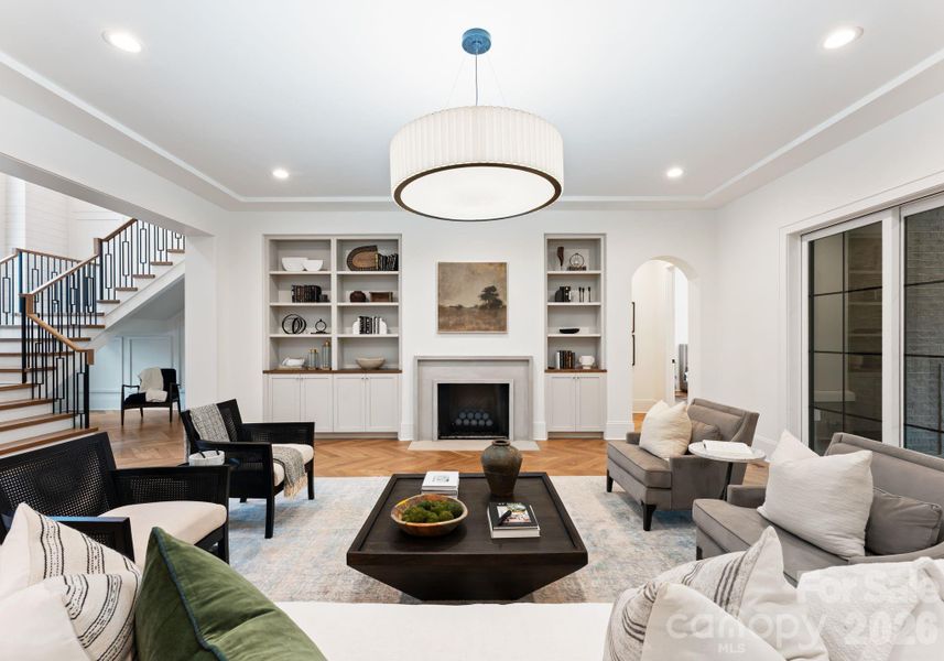 Furnished interior view inside a new home in , Charlotte (Image 42).