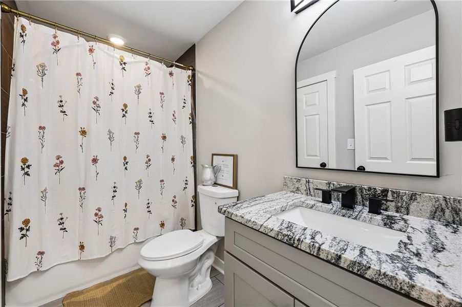 Furnished interior view inside a new home in , Flowery Branch (Image 27).