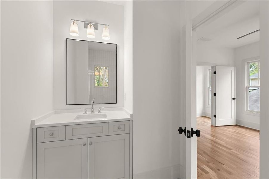 Furnished interior view inside a new home in , Atlanta (Image 16).