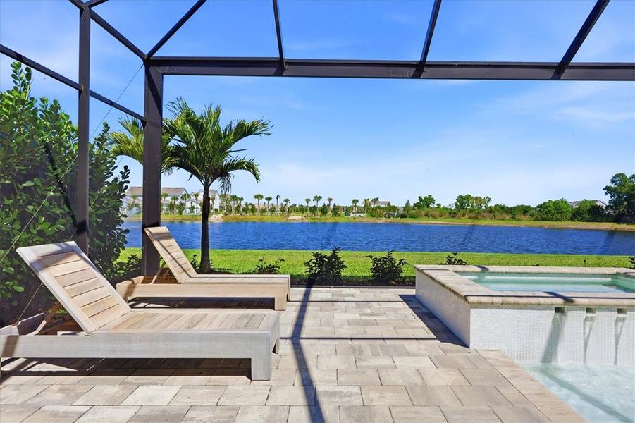 Exterior details and patio area of a home in , Sarasota (Image 30).