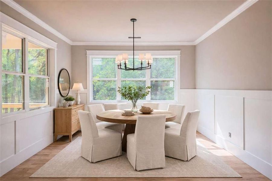 Furnished interior view inside a new home in , Jefferson (Image 7).
