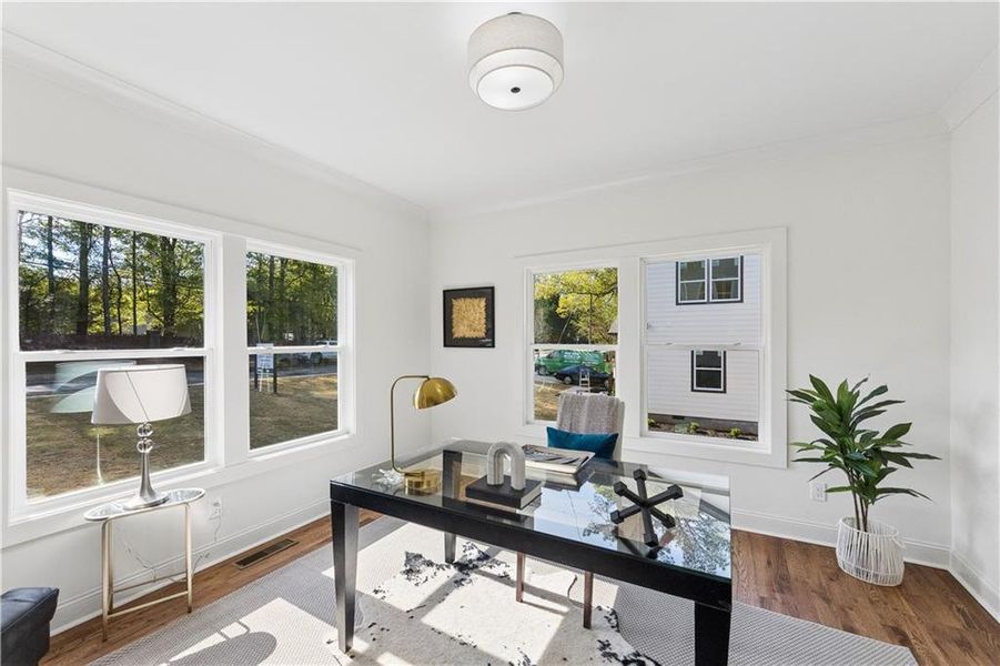 Furnished interior view inside a new home in , Decatur (Image 42).
