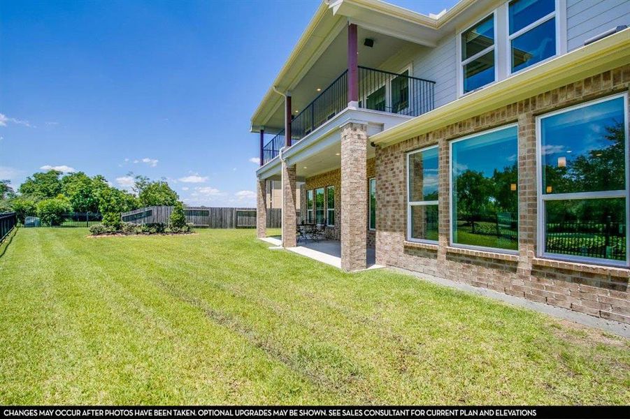 Exterior details and patio area of a home in Green Meadows, Celina (Image 20).
