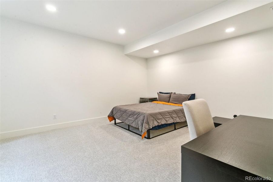 Bedroom 3 in basement with en suite 3/4 bathroom