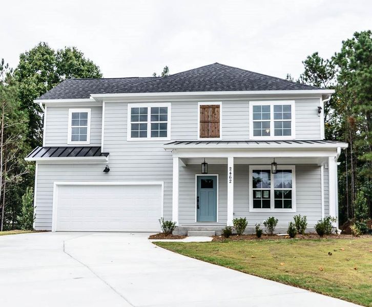 Front exterior of a new home in , Decatur, GA, highlighting curb appeal (Image 1). Front exterior of a new home in , Decatur, GA, highlighting curb appeal (Image 1).