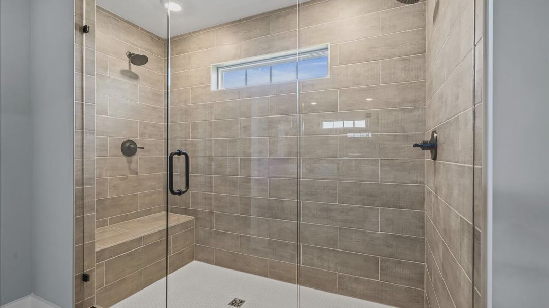 Primary Bathroom of The Drayton Design by DRB Homes