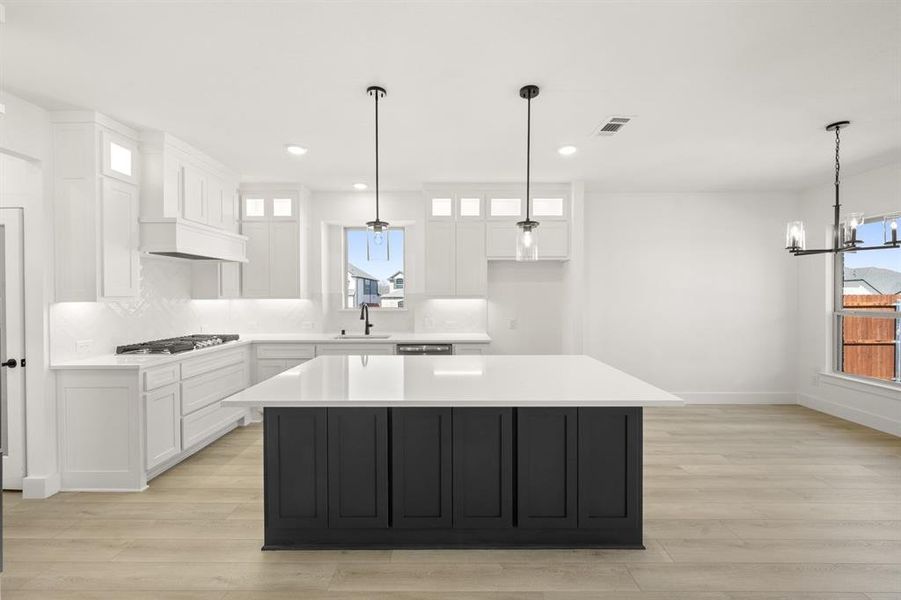 Furnished interior view inside a new home in High Country, Burleson (Image 10).