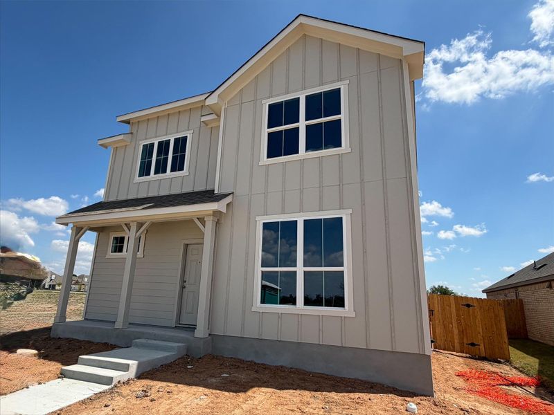 In-progress construction of a new home in Creeks Crossing, Elgin, TX (Image 20).