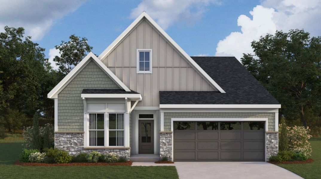 Representative exterior photo of a completed home built from the Linden by Fischer Homes in Salt Grass at Ward Creek, Panama City Beach, FL (Image 2).