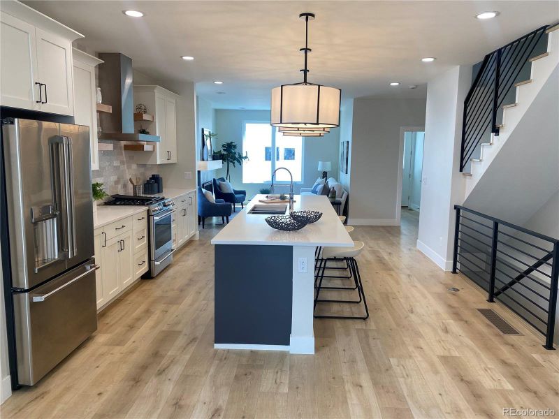 Furnished interior view inside a new home in , Englewood (Image 10).