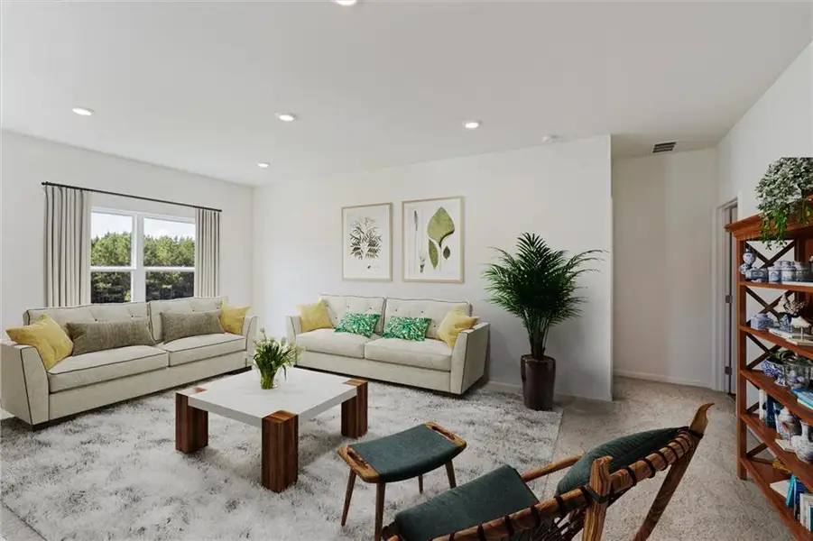 Furnished interior view inside a new home in , Calhoun (Image 9).