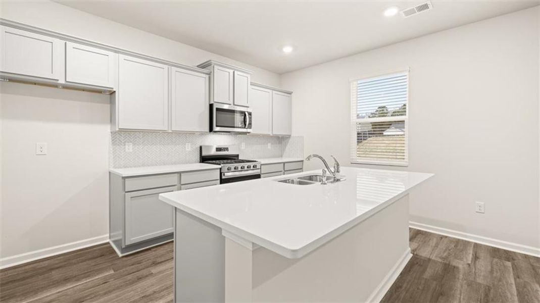 Furnished interior view inside a new home in Preserve at Dove Creek, Statham (Image 7).