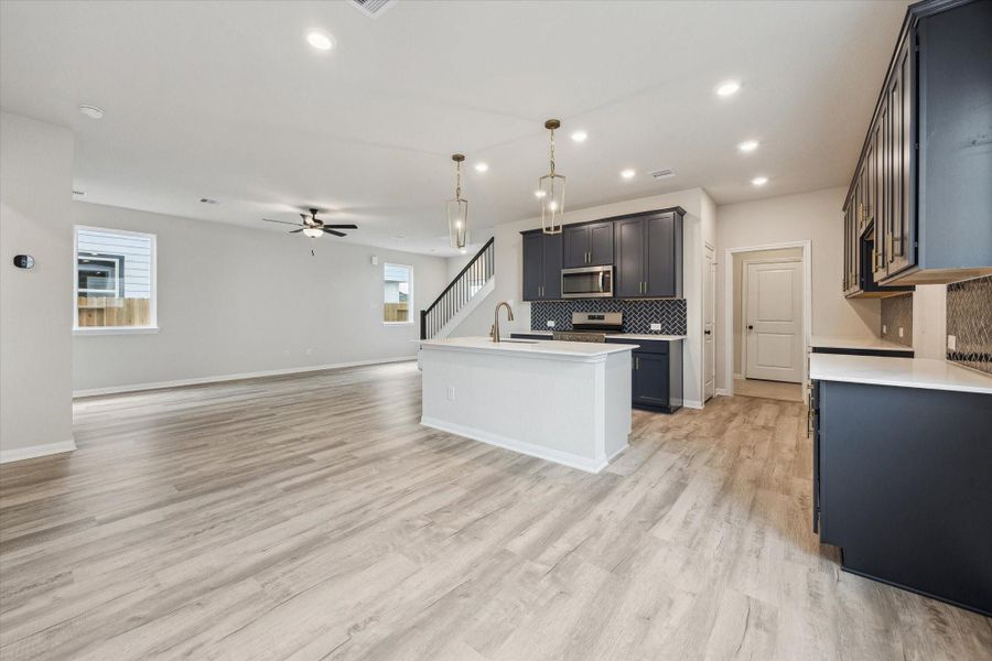 Furnished interior view inside a new home in , Katy (Image 15).