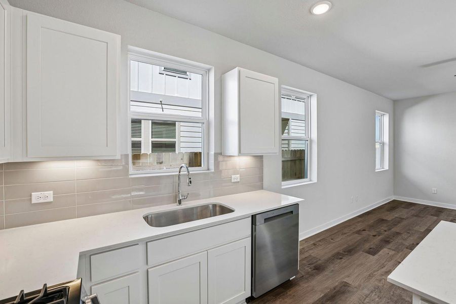 Furnished interior view inside a new home in Avery Centre, Round Rock (Image 8).