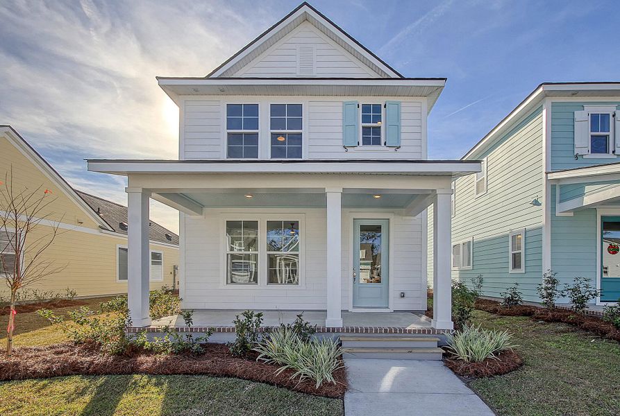 Front exterior of a new home in Nexton - Midtown - The Park Collection, Summerville, SC, highlighting curb appeal (Image 2).