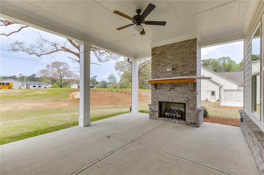 Exterior details and patio area of a home in , Cumming (Image 28).