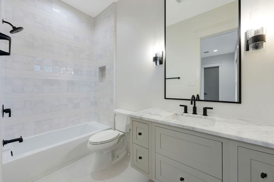 Furnished interior view inside a new home in , Houston (Image 18).