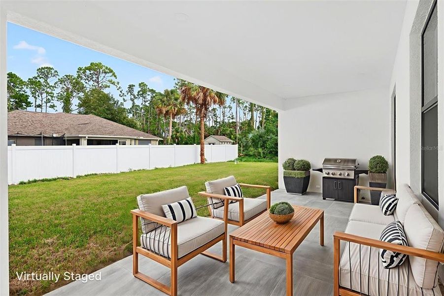 Exterior details and patio area of a home in , North Port (Image 34). Exterior details and patio area of a home in , North Port (Image 34).