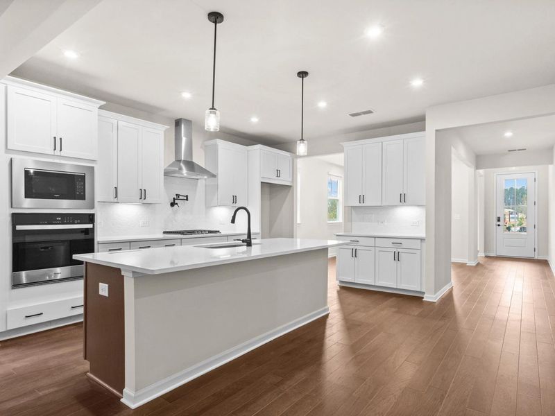 Representative furnished interior of a home built from the The Glenwood D by Davidson Homes LLC in Kelly Preserve, Loganville (Image 6).