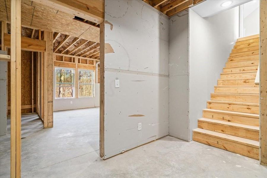 In-progress construction of a new home in , Dalton, GA (Image 46).