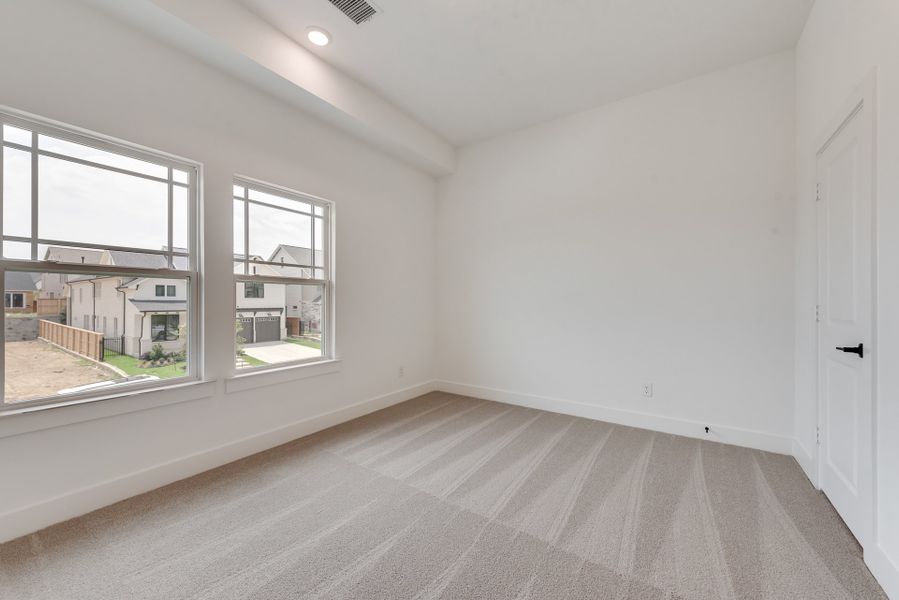 Spacious, unfurnished interior of a new home in Fields - 40' Lots, Frisco (Image 33). Spacious, unfurnished interior of a new home in Fields - 40' Lots, Frisco (Image 33).