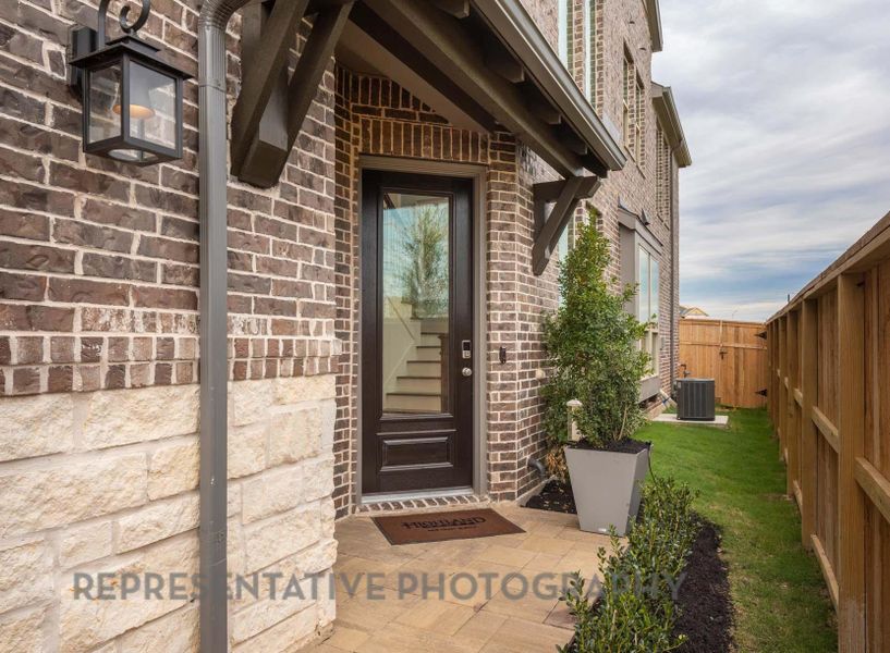 Exterior details and patio area of a home in , Cypress (Image 3).