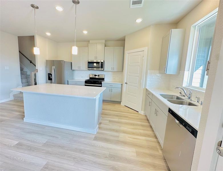 Furnished interior view inside a new home in , Houston (Image 3).