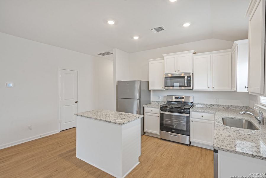 Furnished interior view inside a new home in Luckey Ranch, San Antonio (Image 5). Furnished interior view inside a new home in Luckey Ranch, San Antonio (Image 5).