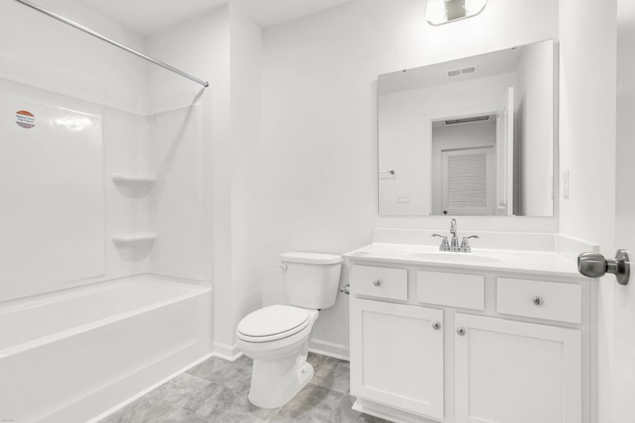 Furnished interior view inside a new home in Homecoming, Ravenel (Image 27).