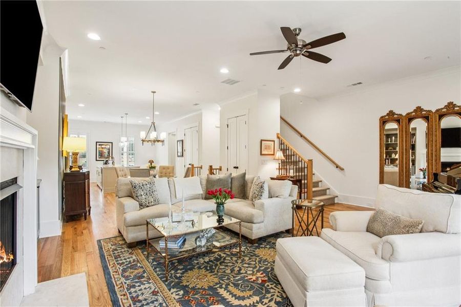 Furnished interior view inside a new home in , Marietta (Image 11).