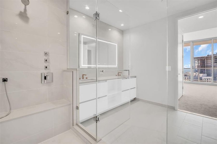 Furnished interior view inside a new home in , St. Petersburg (Image 16).