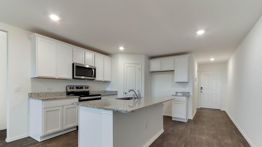 Furnished interior view inside a new home in Palomino, Manor (Image 4).