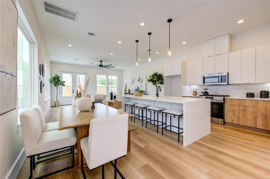 Furnished interior view inside a new home in , Houston (Image 5).