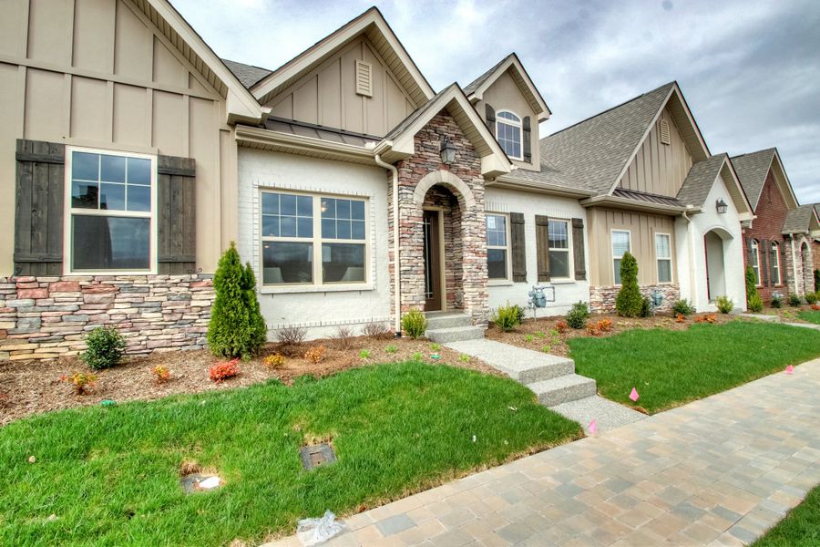 Courtyard Cottages - Elevation A (*This is a model representation. Selections and Finishes may vary.)