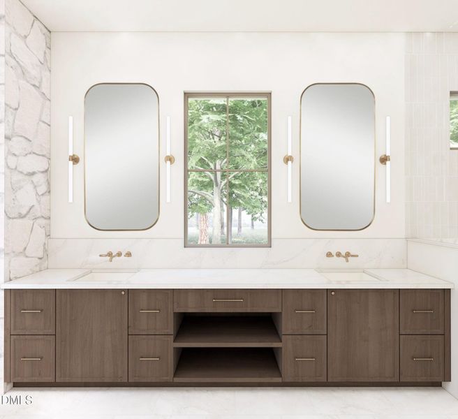 The Westbrook primary bath The Westbrook primary bath