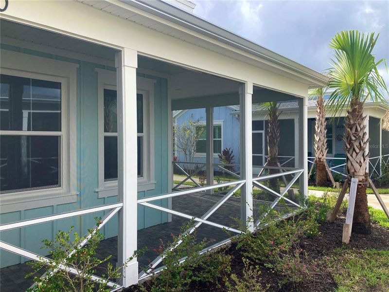 Exterior details and patio area of a home in , Daytona Beach (Image 4). Exterior details and patio area of a home in , Daytona Beach (Image 4).