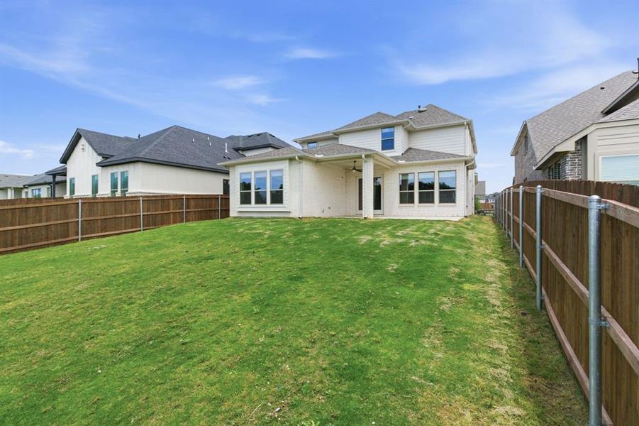 Exterior details and patio area of a home in , Aledo (Image 27).