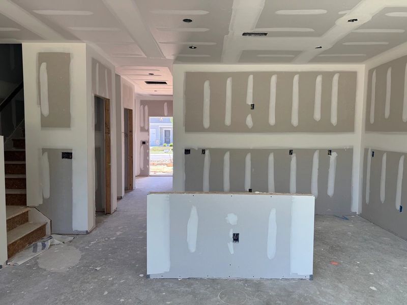 In-progress construction of a new home in Towns at The Point, Rolesville, NC (Image 9).